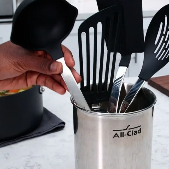 All-Clad Stainless Steel w/Nylon 5-PC Tool Set - Picture 5 of 16